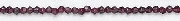 6715: Beaded red garnet beads