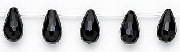 Design 6751: black black onyx beads