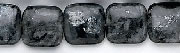 Design 6777: black, multi labradorite beads