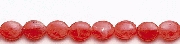 6787: Beaded red, orange rhodocrosite beads