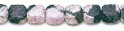 Design 6808: pink, black jasper beads