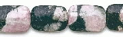 Design 6810: pink, black jasper beads
