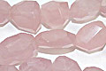 Design 6832: pink rose quartz faceted beads