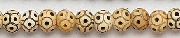 Design 6850: yellow bone careved beads