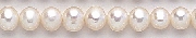 6882: Beaded white pearl beads