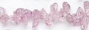 6939: Beaded pink crystal beads