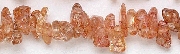 6943: Beaded brown, orange crystal beads