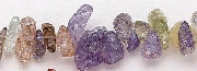 6944: Beaded multi crystal beads