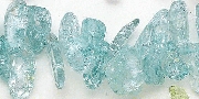 6947: Beaded blue crystal chips beads
