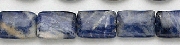 Design 7008: blue sodalite rectangular beads