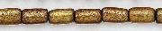 7027: Beaded gold coral beads