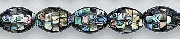 7028: Beaded multi abalone beads
