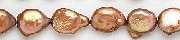 Design 7054: brown pearl beads
