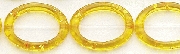 Design 7636: gold,yellow,orange amber oval beads