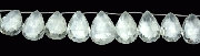 7749: Beaded white crystal beads