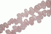 Design 7763: pink rose quartz beads