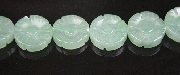 Design 7878: green aventurine flower beads