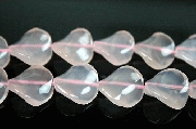 Design 7886: Pink rose quartz beads