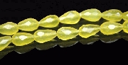 7889: Beaded Yellow onyx beads