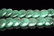 Design 7890: green aventurine coin beads