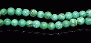 8004: Beaded Green turquoise beads