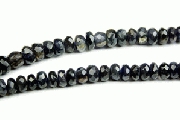 8007: Beaded blue iolite  faceted beads