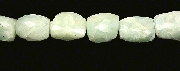 Design 8013: green aquamarine faceted beads