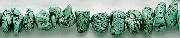 8085: Beaded blue, black magnesite beads