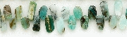 8173: Beaded blue blue opal beads