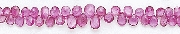 8185: Beaded pink tourmaline beads