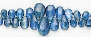 8195: Beaded blue kyanite beads