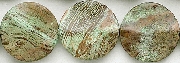 8223: Beaded green, brown jasper beads
