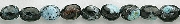 8236: Beaded black, blue blue opal beads