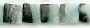 8260: Beaded black,blue amazonite square beads