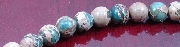 Design 8274: green, brown jasper beads