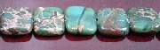 Design 8278: green, brown jasper beads