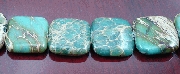 Design 8279: green, brown jasper beads
