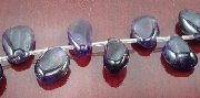 8298: Beaded purple amethyst beads