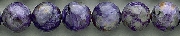 8338: Beaded purple charoite beads