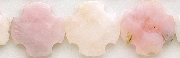 8368: Beaded pink opal beads
