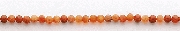 8404: Beaded red, orange agate beads