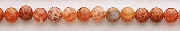Design 8405: orange,red agate beads