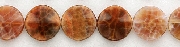 8406: Beaded red, orange agate beads