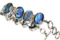 Design 10440: blue,green,gray labradorite bracelets