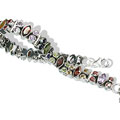 Design 1179: multi-color multi-stone gothic-medieval bracelets
