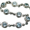 blue topaz bracelets