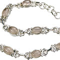 Design 14512: pink rose quartz contemporary bracelets