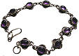 435: purple amethyst bracelets