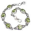 Design 488: green peridot bracelets