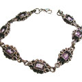Design 493: purple amethyst engagement bracelets